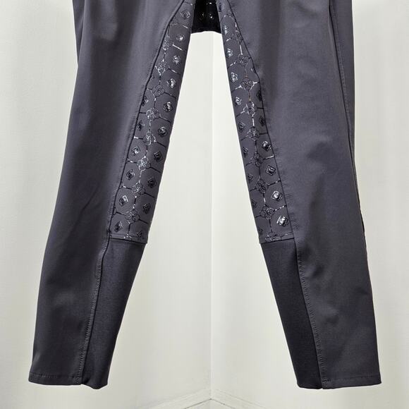 Romfh Equestrian Womens Full Seat Silicone Grip Riding Pant Breeches Gray | 38 R - Picture 12 of 16